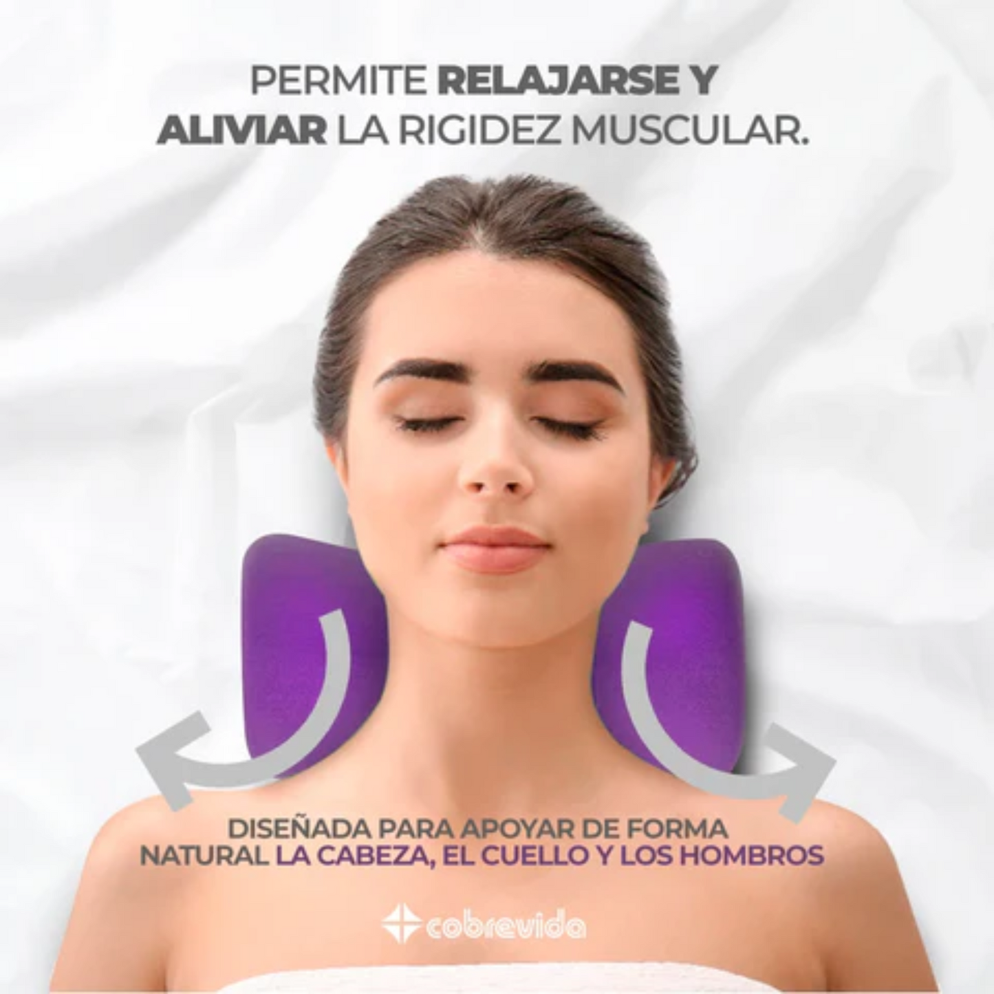 Almohada Terapeutica Traccion Cervical