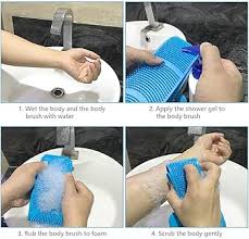 Cepillo De Bano De Silicona Exfoliante